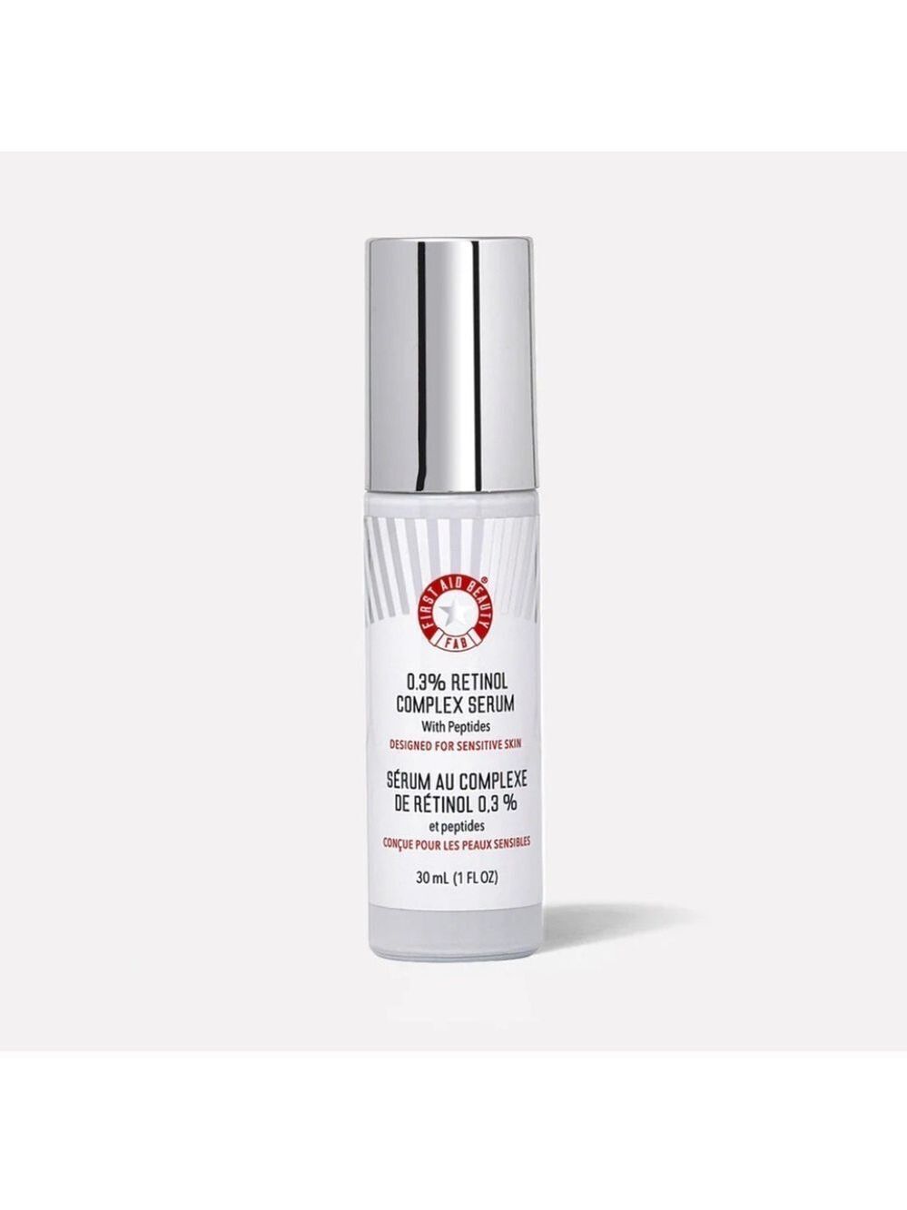 First Aid Beauty 0.3% Retinol Complex Serum With Peptides NIB